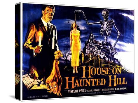 Vintage Vincent Price Horror Movie Poster House on Haunted Hill
